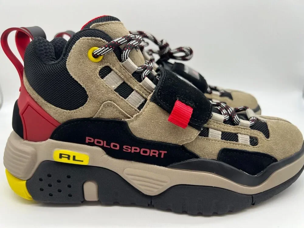 Polo Sport Ralph Lauren High-Top Sneakers PS 100-SK-HTL Men Size 9.5
